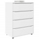 Sonata H Шкафове за съхранение 2 pcs Бяло 80 x 48 x 105 см
