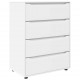 Sonata H Шкафове за съхранение 2 pcs Бяло 80 x 48 x 105 см