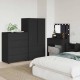 Sonata H Шкафове за съхранение 2 pcs Черно 80 x 48 x 105 см