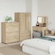 Sonata H Шкафове за съхранение 2 pcs Сонома дъб 80 x 48 x 105 см