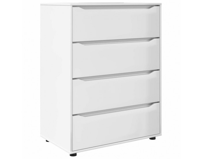 Sonata H Шкафове за съхранение 2 pcs Лъскаво бяло 80 x 48 x 105 см