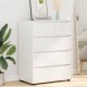 Sonata H Шкафове за съхранение 2 pcs Лъскаво бяло 80 x 48 x 105 см