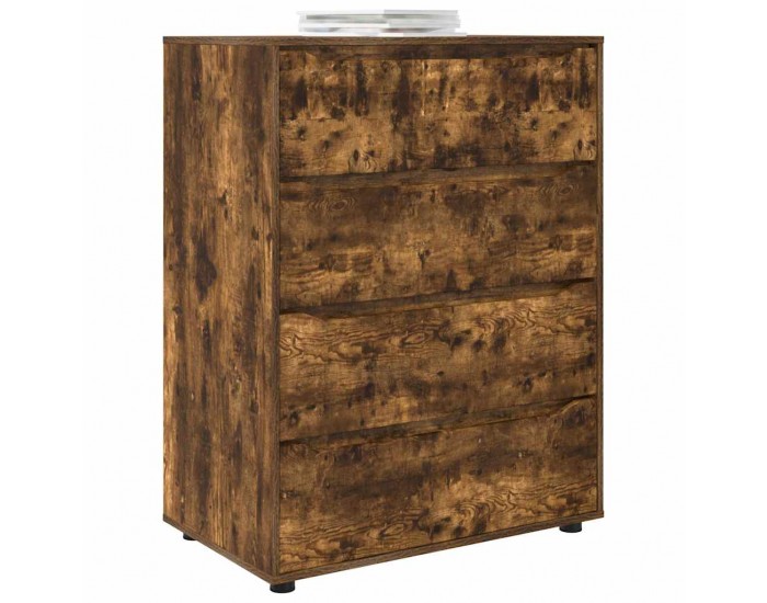 Sonata H Шкафове за съхранение 2 pcs Димян дъб 80 x 48 x 105 см
