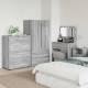 Sonata H Шкафове за съхранение 2 pcs Сив Сонома 80 x 48 x 105 см