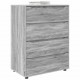 Sonata H Шкафове за съхранение 2 pcs Сив Сонома 80 x 48 x 105 см