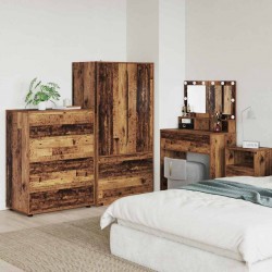Sonata H Шкафове за съхранение 2 pcs Старо дърво 80 x 48 x 105 см - Dulapuri