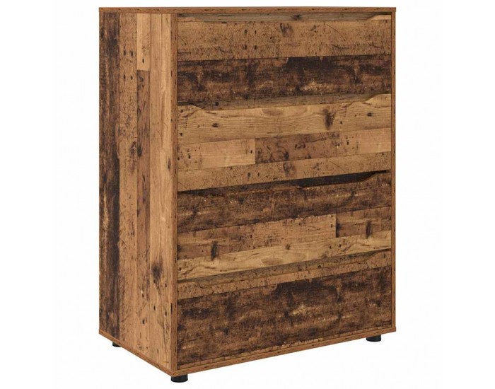 Sonata H Шкафове за съхранение 2 pcs Старо дърво 80 x 48 x 105 см