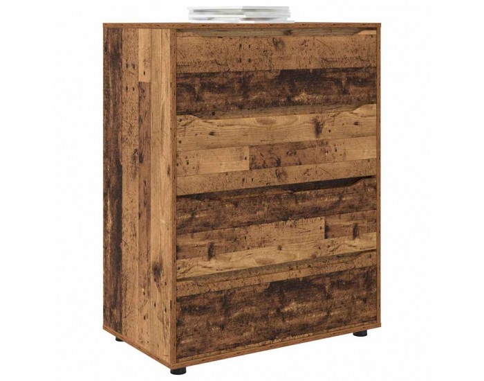 Sonata H Шкафове за съхранение 2 pcs Старо дърво 80 x 48 x 105 см