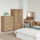 Sonata H Шкафове за съхранение 2 pcs Дъб 80 x 48 x 105 см