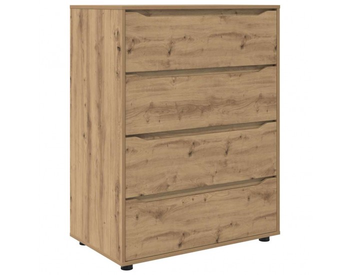 Sonata H Шкафове за съхранение 2 pcs Дъб 80 x 48 x 105 см