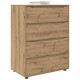 Sonata H Шкафове за съхранение 2 pcs Дъб 80 x 48 x 105 см