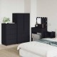Sonata H Шкафове за съхранение 2 pcs Черно 60 x 48 x 105 см