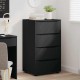 Sonata H Шкафове за съхранение 2 pcs Черно 60 x 48 x 105 см