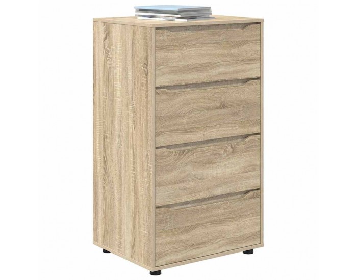 Sonata H Шкафове за съхранение 2 pcs Сонома дъб 60 x 48 x 105 см