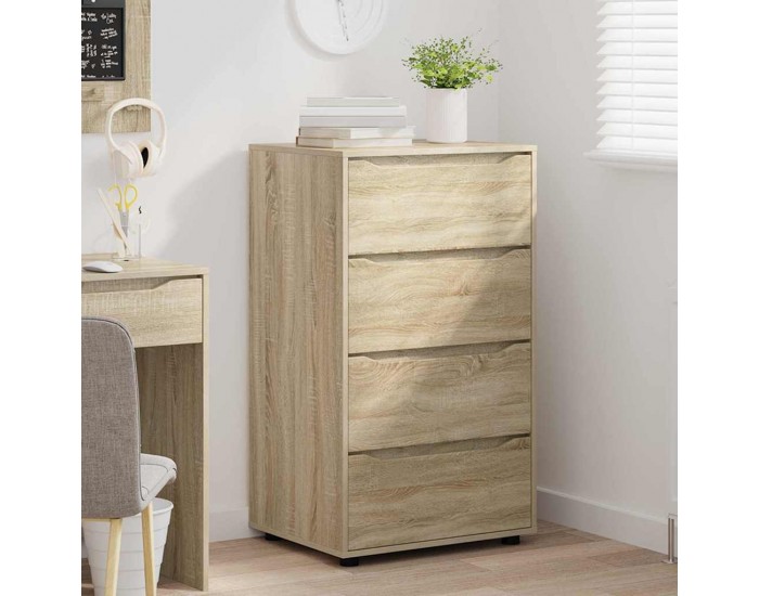 Sonata H Шкафове за съхранение 2 pcs Сонома дъб 60 x 48 x 105 см