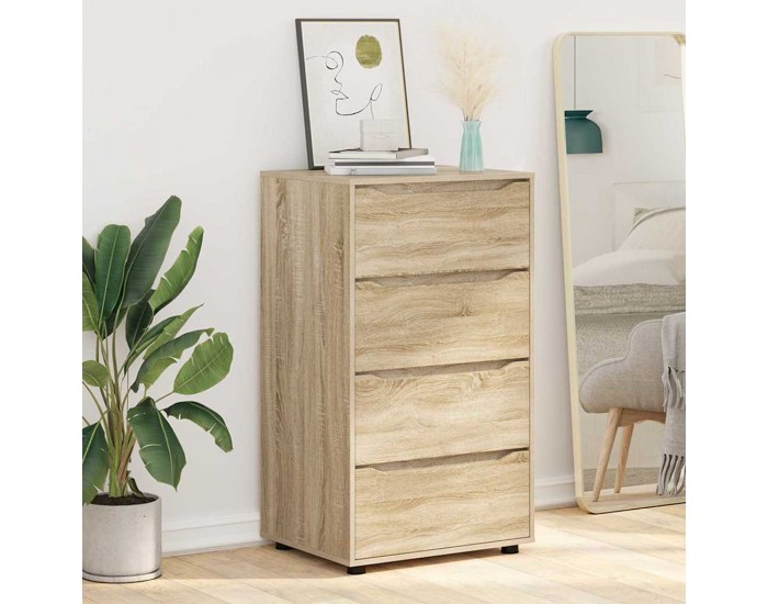 Sonata H Шкафове за съхранение 2 pcs Сонома дъб 60 x 48 x 105 см