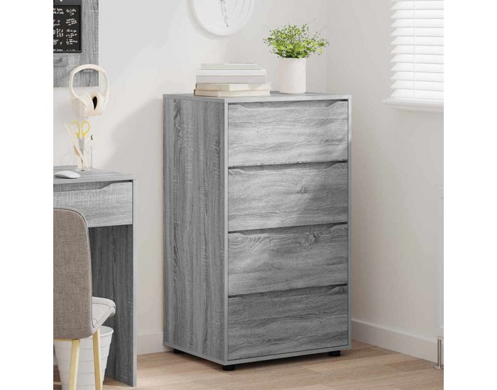 Sonata H Шкафове за съхранение 2 pcs Сив Сонома 60 x 48 x 105 см
