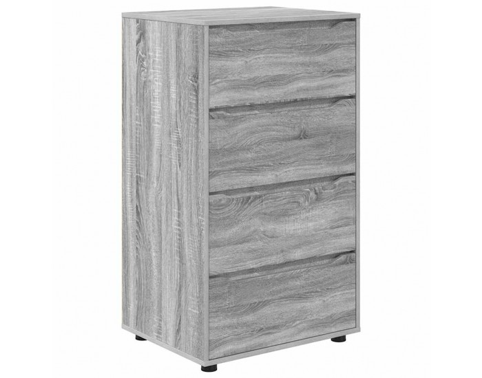 Sonata H Шкафове за съхранение 2 pcs Сив Сонома 60 x 48 x 105 см