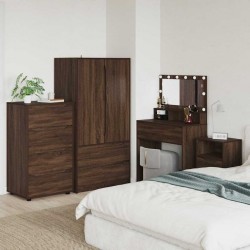 Sonata H Шкафове за съхранение 2 pcs Кафяв дъб 60 x 48 x 105 см - Dulapuri