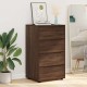 Sonata H Шкафове за съхранение 2 pcs Кафяв дъб 60 x 48 x 105 см