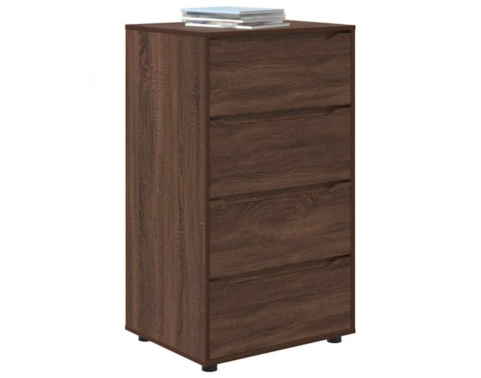 Sonata H Шкафове за съхранение 2 pcs Кафяв дъб 60 x 48 x 105 см
