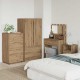 Sonata H Шкафове за съхранение 2 pcs Дъб 60 x 48 x 105 см