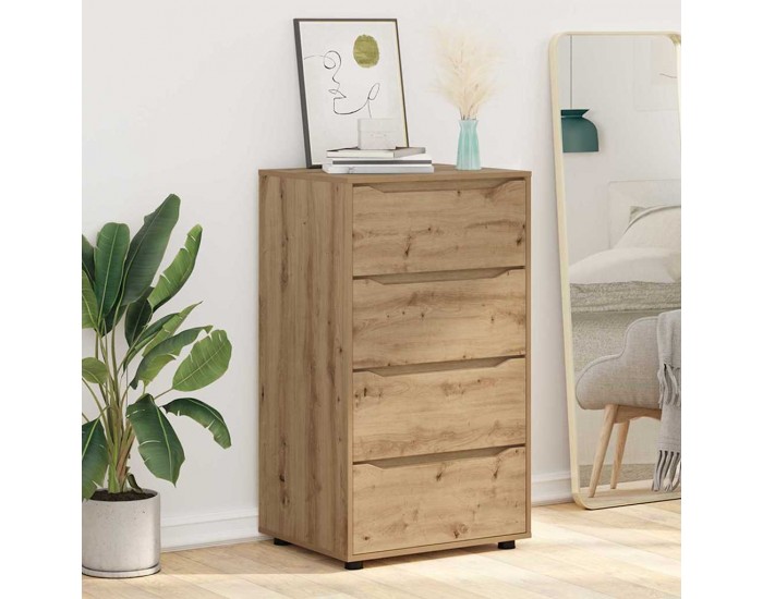 Sonata H Шкафове за съхранение 2 pcs Дъб 60 x 48 x 105 см
