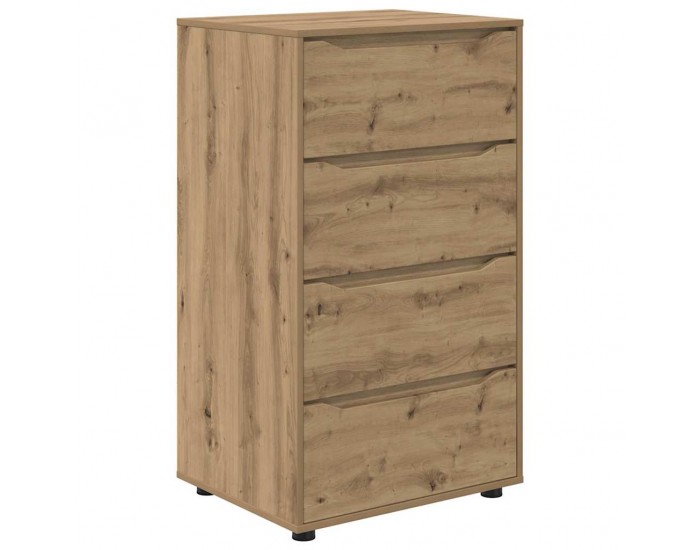 Sonata H Шкафове за съхранение 2 pcs Дъб 60 x 48 x 105 см