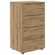 Sonata H Шкафове за съхранение 2 pcs Дъб 60 x 48 x 105 см