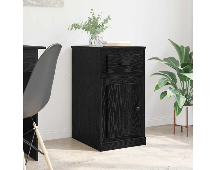 Sonata H Страничен шкаф Черния дъб 40 x 50 x 75 см Инженерно дърво