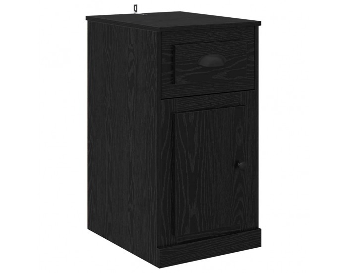 Sonata H Страничен шкаф Черния дъб 40 x 50 x 75 см Инженерно дърво