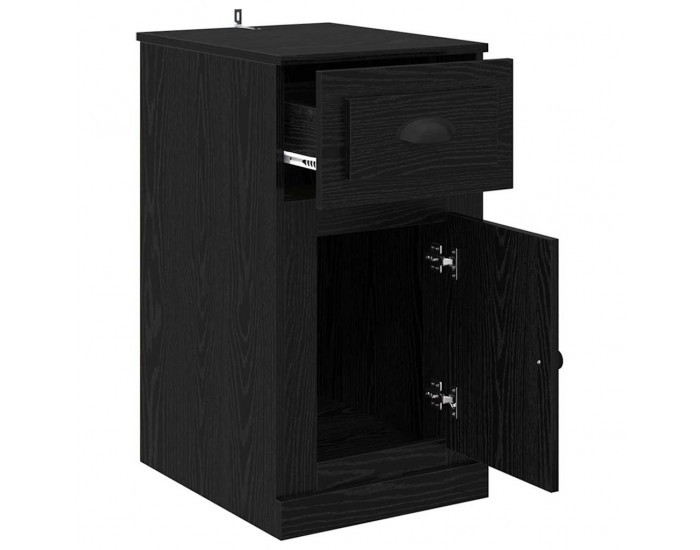 Sonata H Страничен шкаф Черния дъб 40 x 50 x 75 см Инженерно дърво