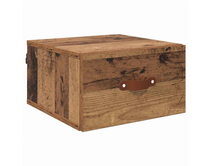 Sonata H Стенен шкаф за нощно шкафче Старо дърво 35 x 35 x 20 см