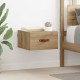 Sonata H Стенен шкаф за нощно шкафче Дъб 35 x 35 x 20 см Инженерно дърво