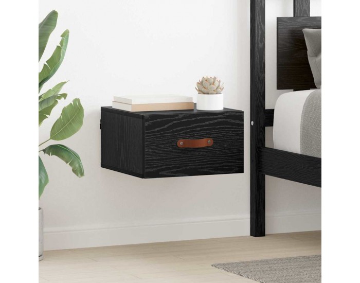 Sonata H Стенен шкаф за нощно шкафче Черния дъб 35 x 35 x 20 см