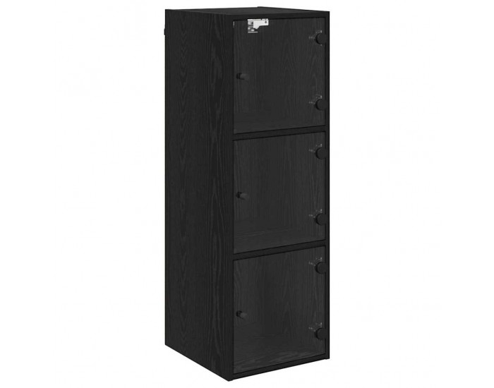 Sonata Dulap de perete 35 x 37 x 102 cm Lemn prelucrat Stejar Negru