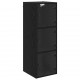 Sonata Dulap de perete 35 x 37 x 102 cm Lemn prelucrat Stejar Negru
