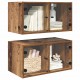 Sonata H Стенни шкафове 2 pcs Старо дърво 68 x 37 x 35 см