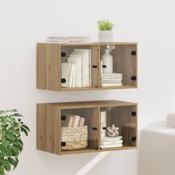 Sonata H Стенни шкафове 2 pcs Дъб 68 x 37 x 35 см Инженерно дърво - Dulapuri