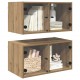 Sonata H Стенни шкафове 2 pcs Дъб 68 x 37 x 35 см Инженерно дърво