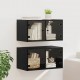 Sonata H Стенни шкафове 2 pcs Черния дъб 68 x 37 x 35 см Инженерно дърво