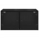 Sonata H Стенни шкафове 2 pcs Черния дъб 68 x 37 x 35 см Инженерно дърво