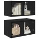 Sonata H Стенни шкафове 2 pcs Черния дъб 68 x 37 x 35 см Инженерно дърво