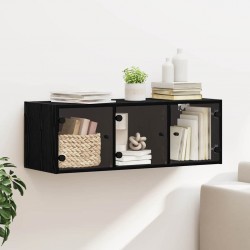 Sonata H Стенен шкаф Черния дъб 102 x 37 x 35 см Инженерно дърво - Dulapuri