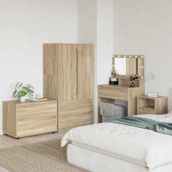 Sonata H Шкаф за съхранение Сонома дъб 80 x 48 x 57 см Инженерно дърво - Dulapuri