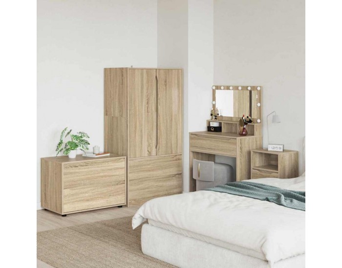 Sonata H Шкаф за съхранение Сонома дъб 80 x 48 x 57 см Инженерно дърво