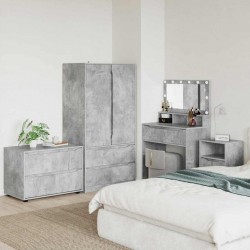 Sonata H Шкаф за съхранение Циментено сиво 80 x 48 x 57 см - Dulapuri