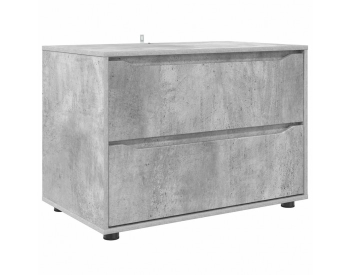 Sonata H Шкаф за съхранение Циментено сиво 80 x 48 x 57 см