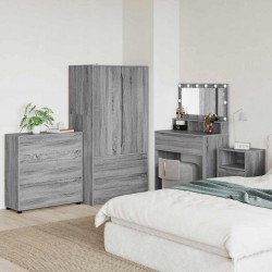 Sonata H Шкаф за съхранение Сив Сонома 80 x 48 x 57 см Инженерно дърво - Dulapuri