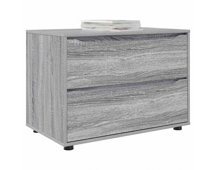 Sonata H Шкаф за съхранение Сив Сонома 80 x 48 x 57 см Инженерно дърво